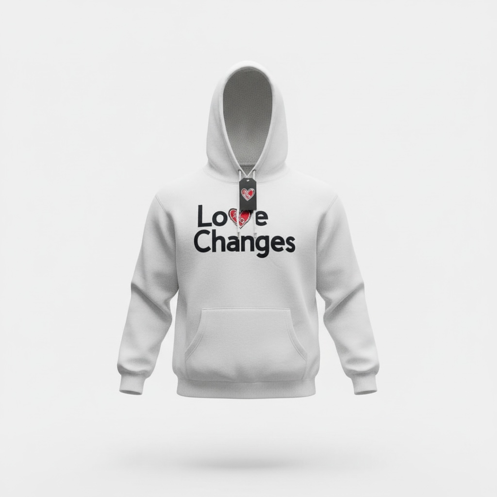White love changes hoodie