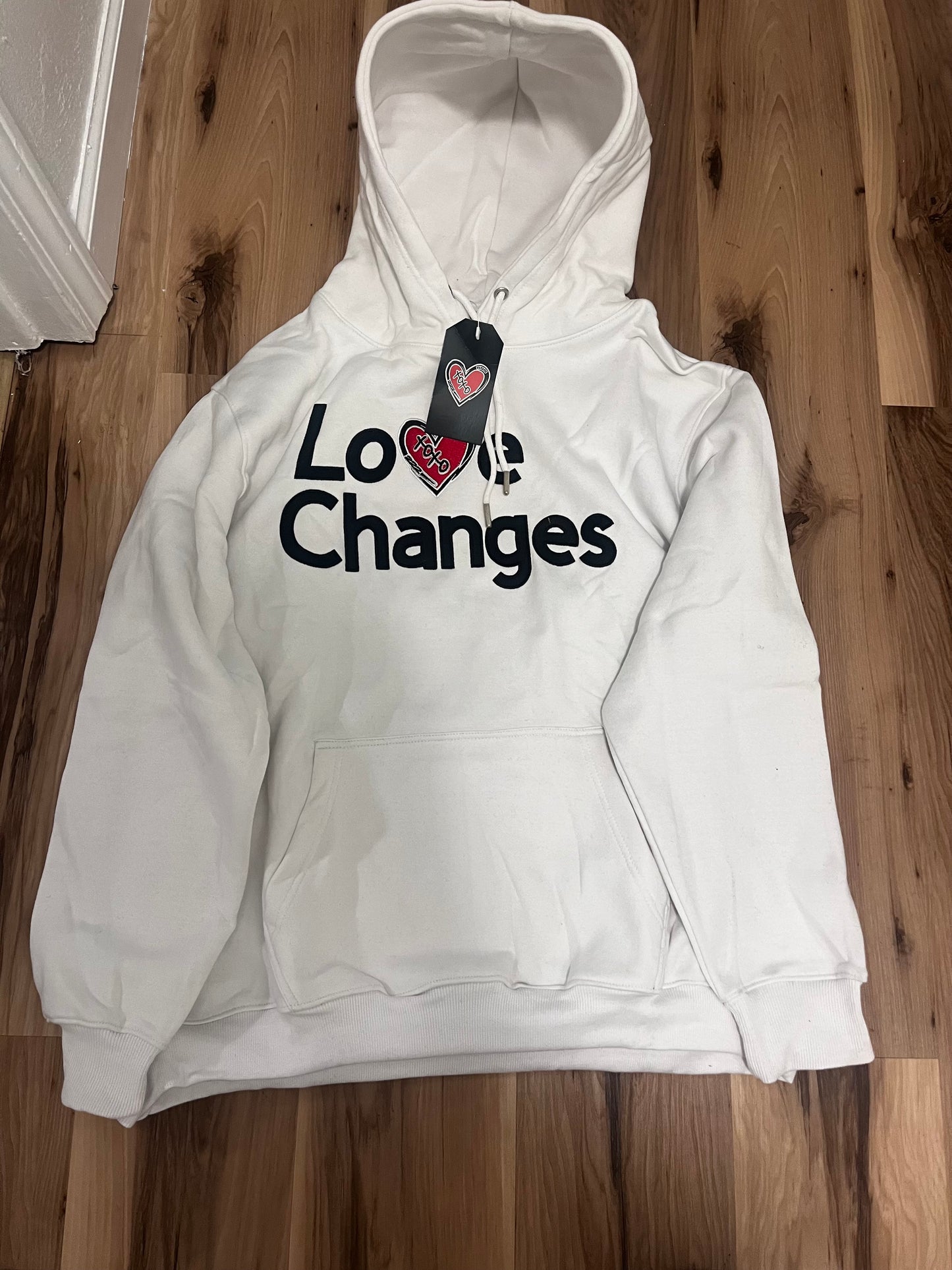 White love changes hoodie