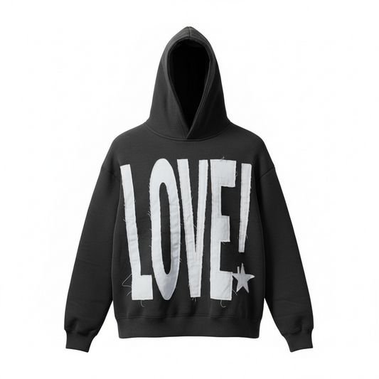 LOVE! Black hoodie