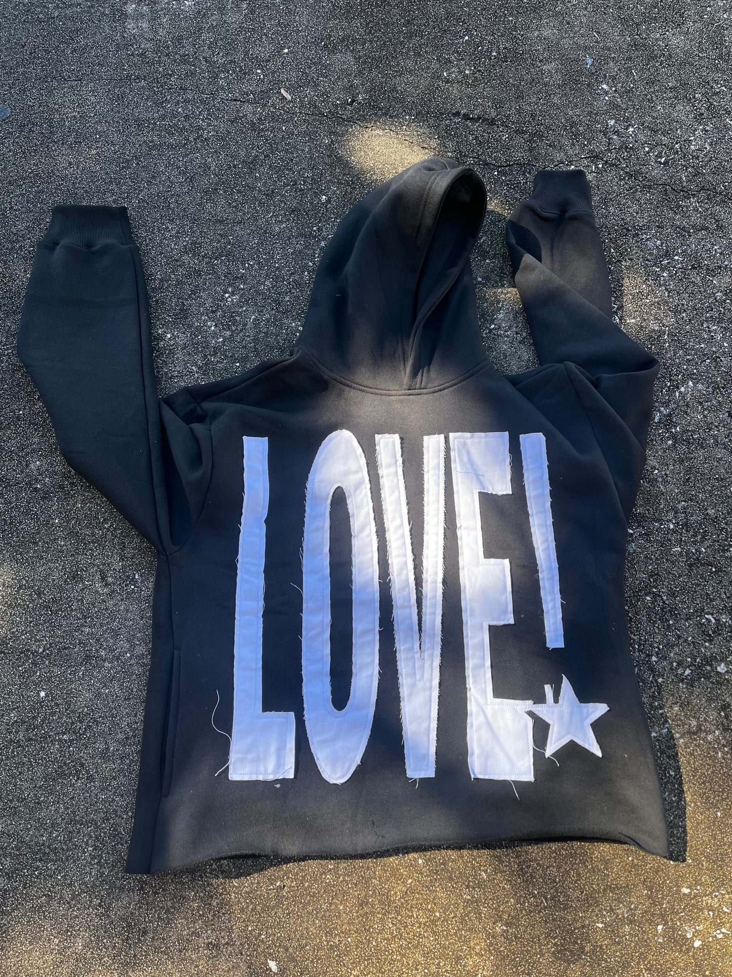 LOVE! Black hoodie