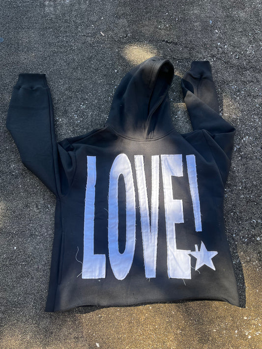 LOVE! Black hoodie