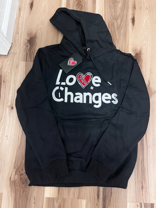 Black Love changes hoodie